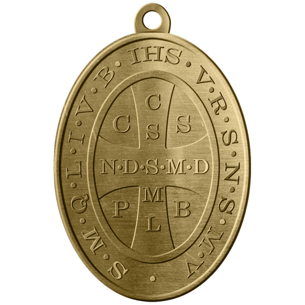 St. Benedict Medal Back